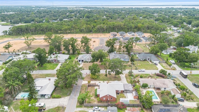 1411 Cliff Ave, Eustis, FL 32726 - aerial view of property's location featuring nearby suburban area and a large body of water