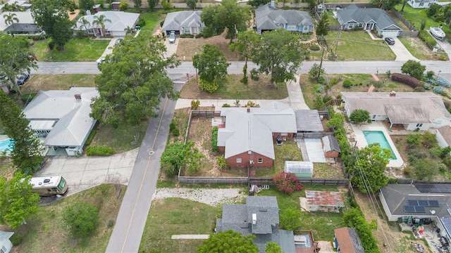1411 Cliff Ave, Eustis, FL 32726 - aerial view of property and surrounding area featuring nearby suburban area