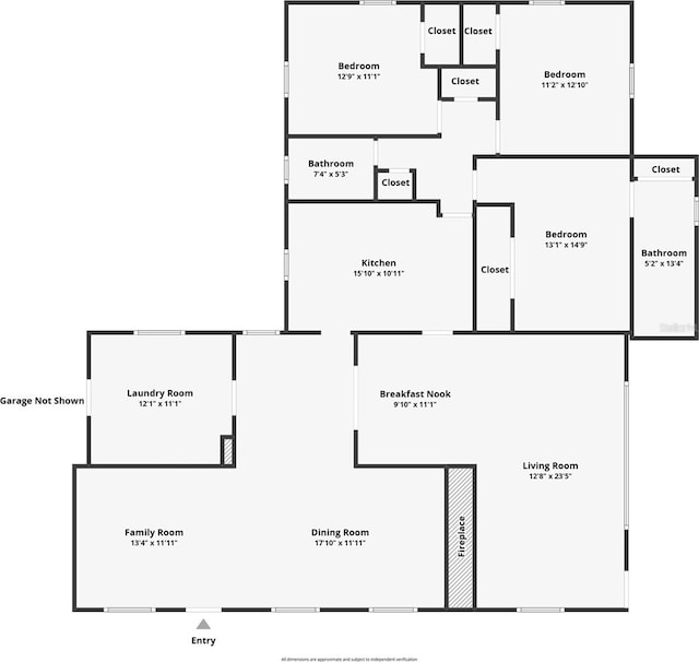 1411 Cliff Ave, Eustis, FL 32726 - room layout