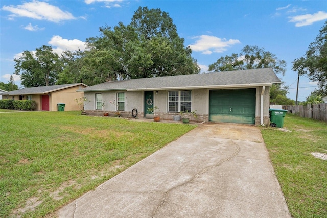 137 Fort Smith Blvd, Deltona, FL 32738 - view of front of property with an attached garage, concrete driveway, stucco siding, and a shingled roof