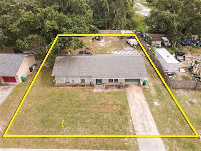 137 Fort Smith Blvd, Deltona, FL 32738 - aerial view of property and surrounding area featuring property parcel outlined