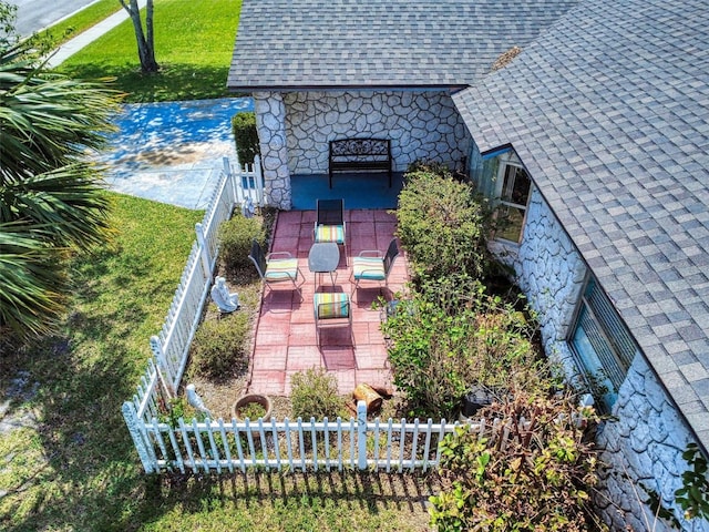1229 Jeffery Dr, Port Orange, FL 32129 - view from above of property