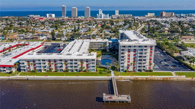 2711 N Halifax Ave Unit 264, Daytona Beach, FL 32118 - aerial view of a large body of water and apartment complex