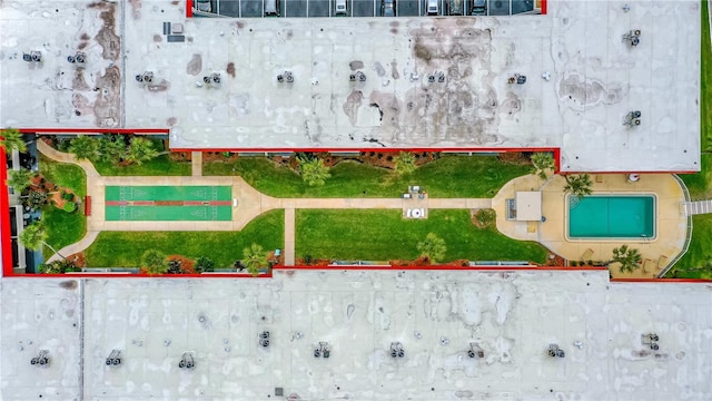 2711 N Halifax Ave Unit 264, Daytona Beach, FL 32118 - aerial view of property and surrounding area with property parcel outlined