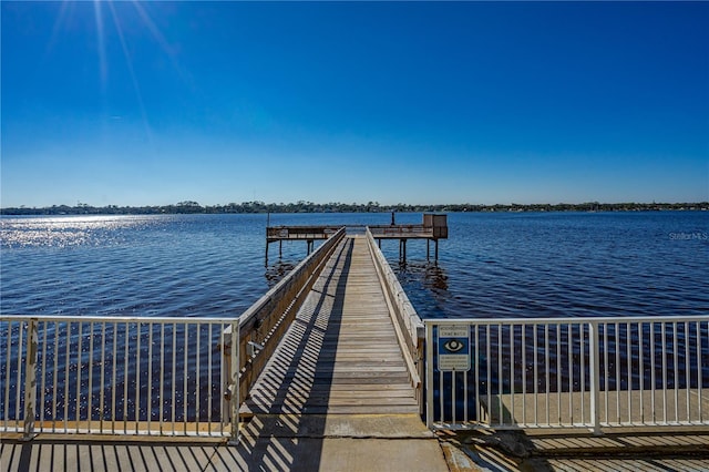 2711 N Halifax Ave Unit 264, Daytona Beach, FL 32118 - dock featuring a water view