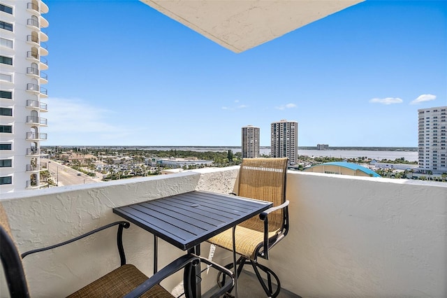2987 S Atlantic Ave Unit 901, Daytona Beach, FL 32118 - balcony featuring a view of city