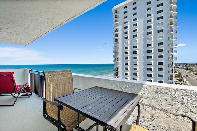2987 S Atlantic Ave Unit 901, Daytona Beach, FL 32118 - balcony with a water view