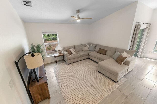 1092 Gage Ave, Deltona, FL 32738 - living room featuring ceiling fan