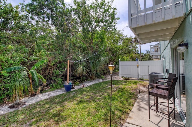 721 Laurel Bay Cir, New Smyrna Beach, FL 32169 - view of yard with central AC unit
