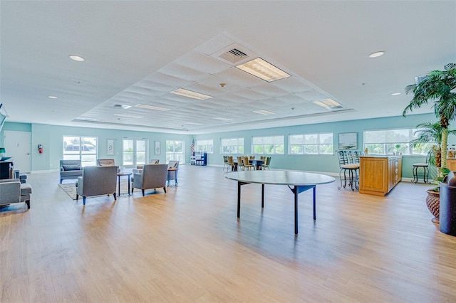 2 Oceans W Blvd Unit 305, Daytona Beach, FL 32118 - playroom with light wood-style flooring and recessed lighting