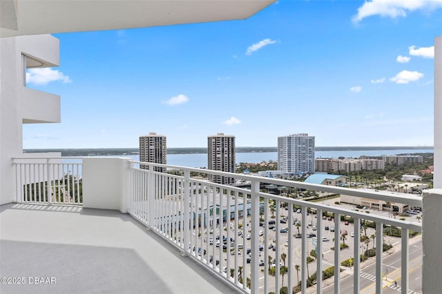 3047 S Atlantic Ave Unit 1805, Daytona Beach, FL 32118 - balcony with a water view
