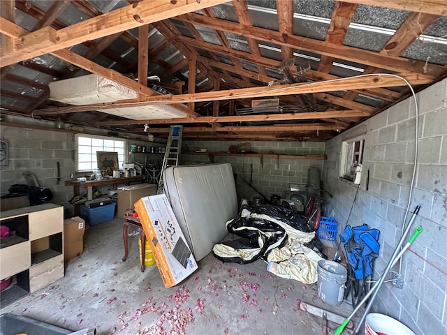 43721 State Road 19, Altoona, FL 32702 - garage featuring concrete block wall
