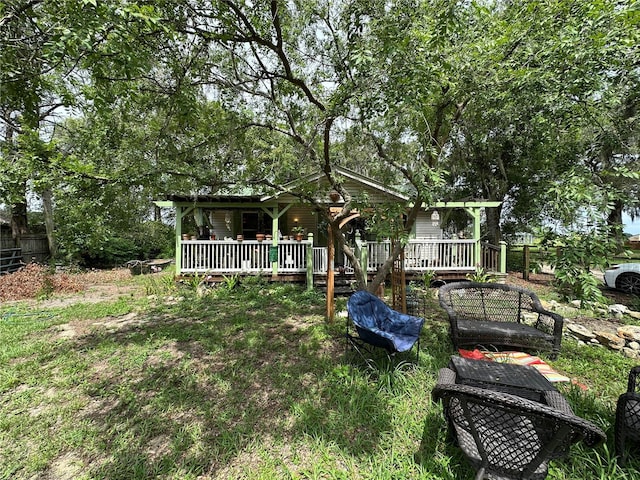 43721 State Road 19, Altoona, FL 32702 - rear view of property featuring a deck