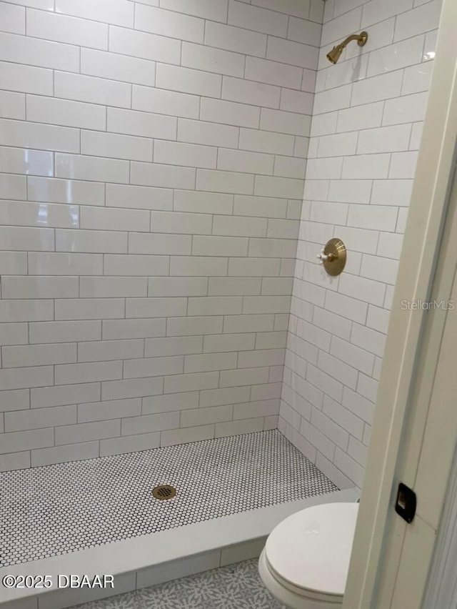 404 S Ridgewood Ave, Daytona Beach, FL 32114 - bathroom featuring a shower stall and toilet