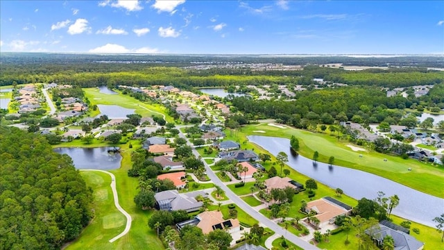 1324 Dovercourt Ln, Ormond Beach, FL 32174 - aerial view of residential area with a golf club and a nearby body of water