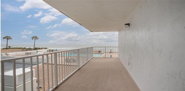 3043 S Atlantic Ave Unit 204, Daytona Beach, FL 32118 - balcony featuring a water view