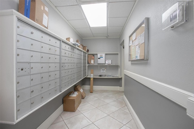 3043 S Atlantic Ave Unit 204, Daytona Beach, FL 32118 - view of home's community with a drop ceiling and mail area