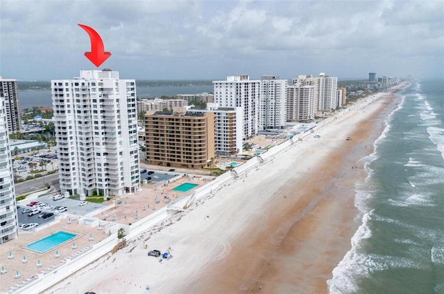 3043 S Atlantic Ave Unit 204, Daytona Beach, FL 32118 - bird's eye view of expansive coastline