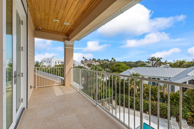 2275 Genesea Ln, Vero Beach, FL 32963 - balcony featuring a residential view
