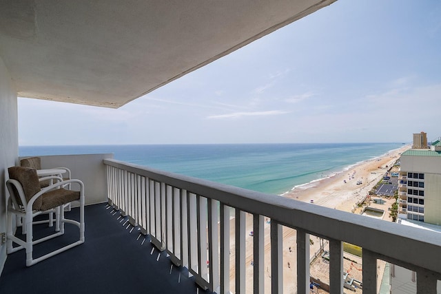 2800 N Atlantic Ave Unit 1716, Daytona Beach, FL 32118 - balcony with view of water and beach