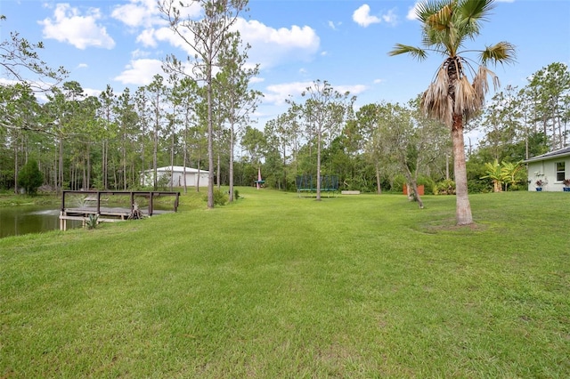 3671 Plantation Dr, Ormond Beach, FL 32174 - view of grassy yard