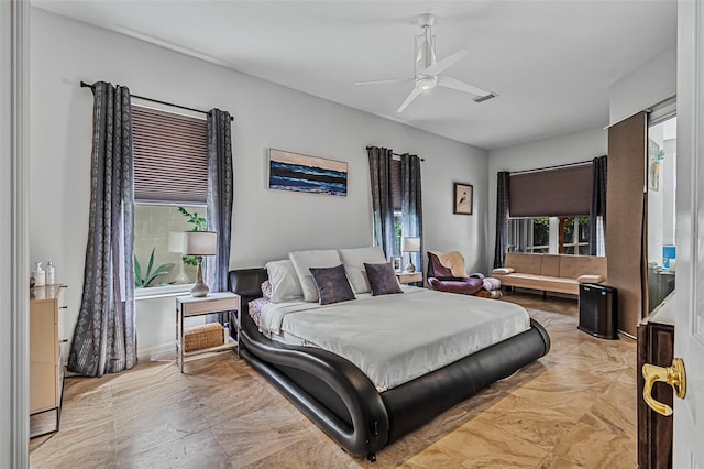45 Saint Andrews Ct, Palm Coast, FL 32137 - bedroom featuring ceiling fan and baseboards