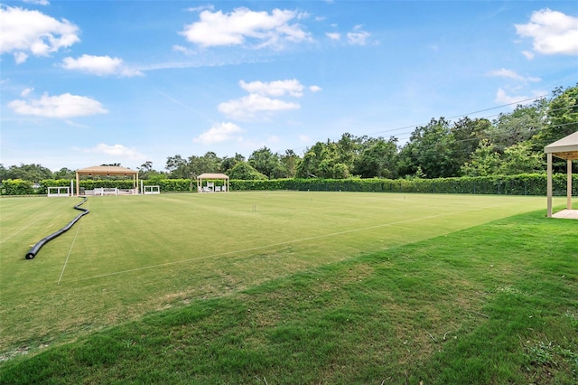 45 Saint Andrews Ct, Palm Coast, FL 32137 - view of property's community featuring a gazebo and view of scattered trees