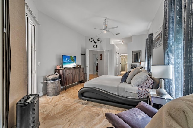 45 Saint Andrews Ct, Palm Coast, FL 32137 - bedroom with baseboards and a ceiling fan