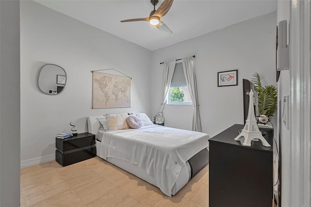 45 Saint Andrews Ct, Palm Coast, FL 32137 - bedroom with ceiling fan and baseboards