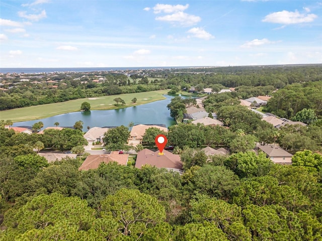 45 Saint Andrews Ct, Palm Coast, FL 32137 - aerial view of residential area featuring a nearby body of water and a local golf course