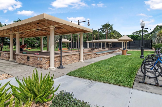 45 Saint Andrews Ct, Palm Coast, FL 32137 - view of home's community featuring a gazebo