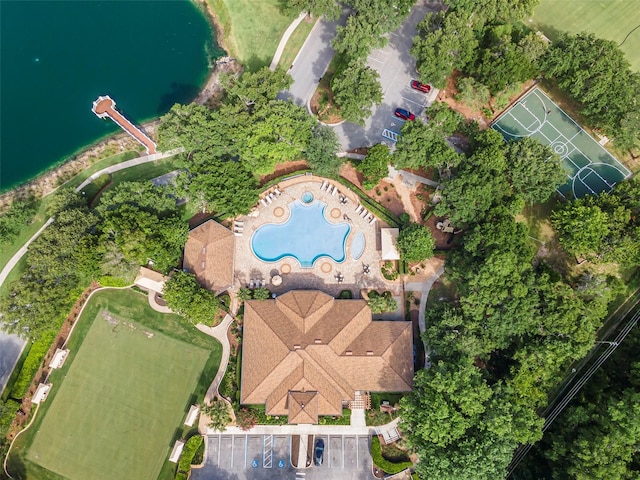 45 Saint Andrews Ct, Palm Coast, FL 32137 - aerial overview of property's location with a pool area