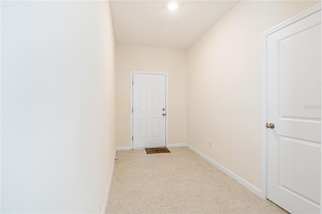 2241 Litchfield Loop, Deland, FL 32720 - hall with light colored carpet and baseboards