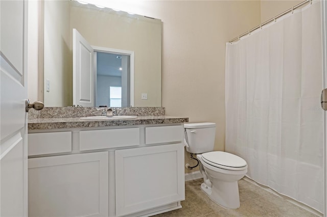 2241 Litchfield Loop, Deland, FL 32720 - full bath with vanity, tile patterned flooring, and a shower with shower curtain