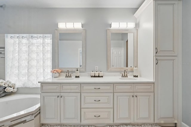 33 Coquina Ridge Way, Ormond Beach, FL 32174 - full bath with a tub to relax in and double vanity