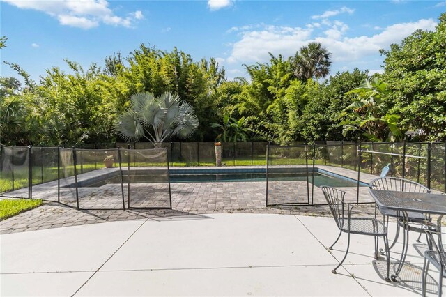 2250 Davis Dr, New Smyrna Beach, FL 32168 - surrounding community with a pool and a patio area