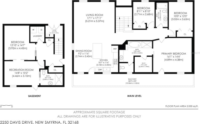 2250 Davis Dr, New Smyrna Beach, FL 32168 - view of property floor plan