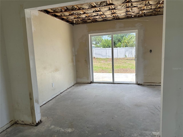 1018 Albin St, Cocoa, FL 32927 - empty room featuring concrete flooring