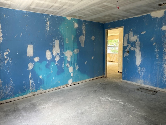 1018 Albin St, Cocoa, FL 32927 - unfurnished room with concrete flooring and baseboards