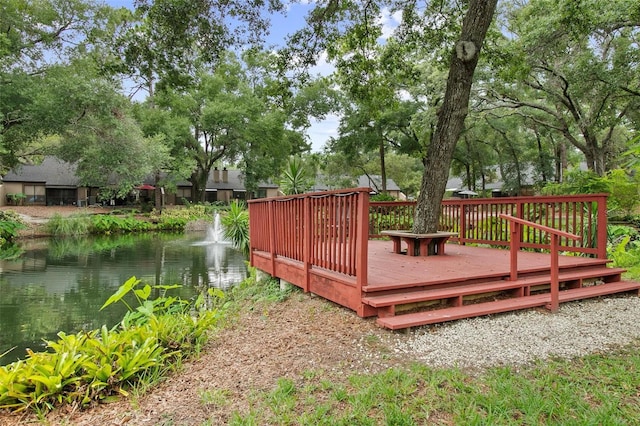 940 Douglas Ave Unit 189, Altamonte Springs, FL 32714 - wooden deck featuring a water view
