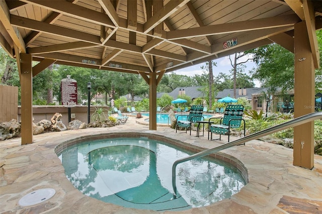 940 Douglas Ave Unit 189, Altamonte Springs, FL 32714 - community pool featuring a gazebo, a patio, and a community hot tub