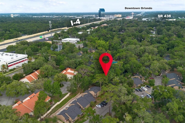 940 Douglas Ave Unit 189, Altamonte Springs, FL 32714 - aerial view of property and surrounding area featuring a forest