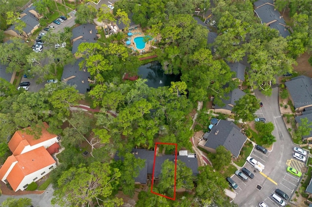 940 Douglas Ave Unit 189, Altamonte Springs, FL 32714 - aerial perspective of suburban area featuring property parcel outlined