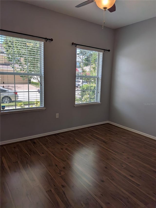 223 W Fiesta Key Loop, Deland, FL 32720 - unfurnished room featuring wood finished floors and ceiling fan