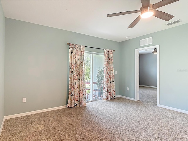 422 Armoyan Way, New Smyrna Beach, FL 32168 - empty room with carpet floors, ceiling fan, and baseboards