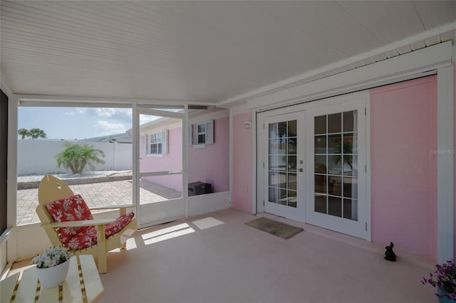 179 Ann Rustin Dr S, Ormond Beach, FL 32176 - sunroom / solarium with french doors