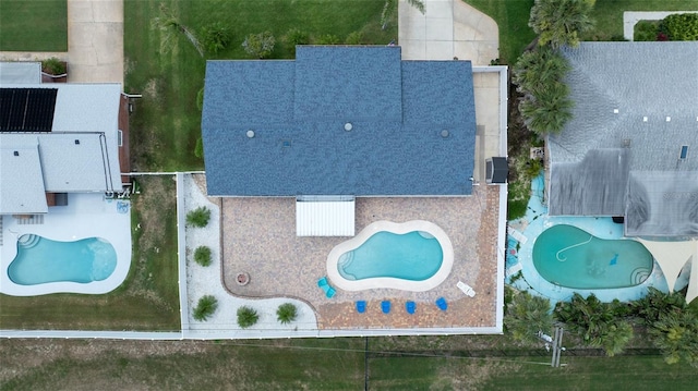 179 Ann Rustin Dr S, Ormond Beach, FL 32176 - bird's eye view of a pool