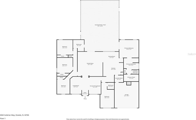 2263 Catbriar Way, Oviedo, FL 32765 - view of room layout