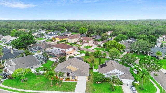 2263 Catbriar Way, Oviedo, FL 32765 - aerial perspective of suburban area featuring a forest