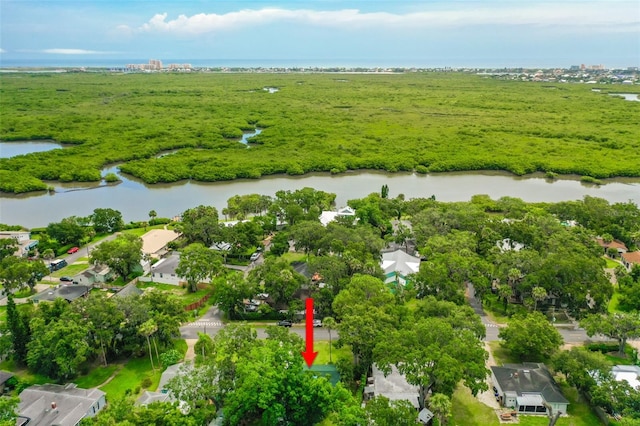 812 Faulkner St, New Smyrna Beach, FL 32168 - bird's eye view of a large body of water